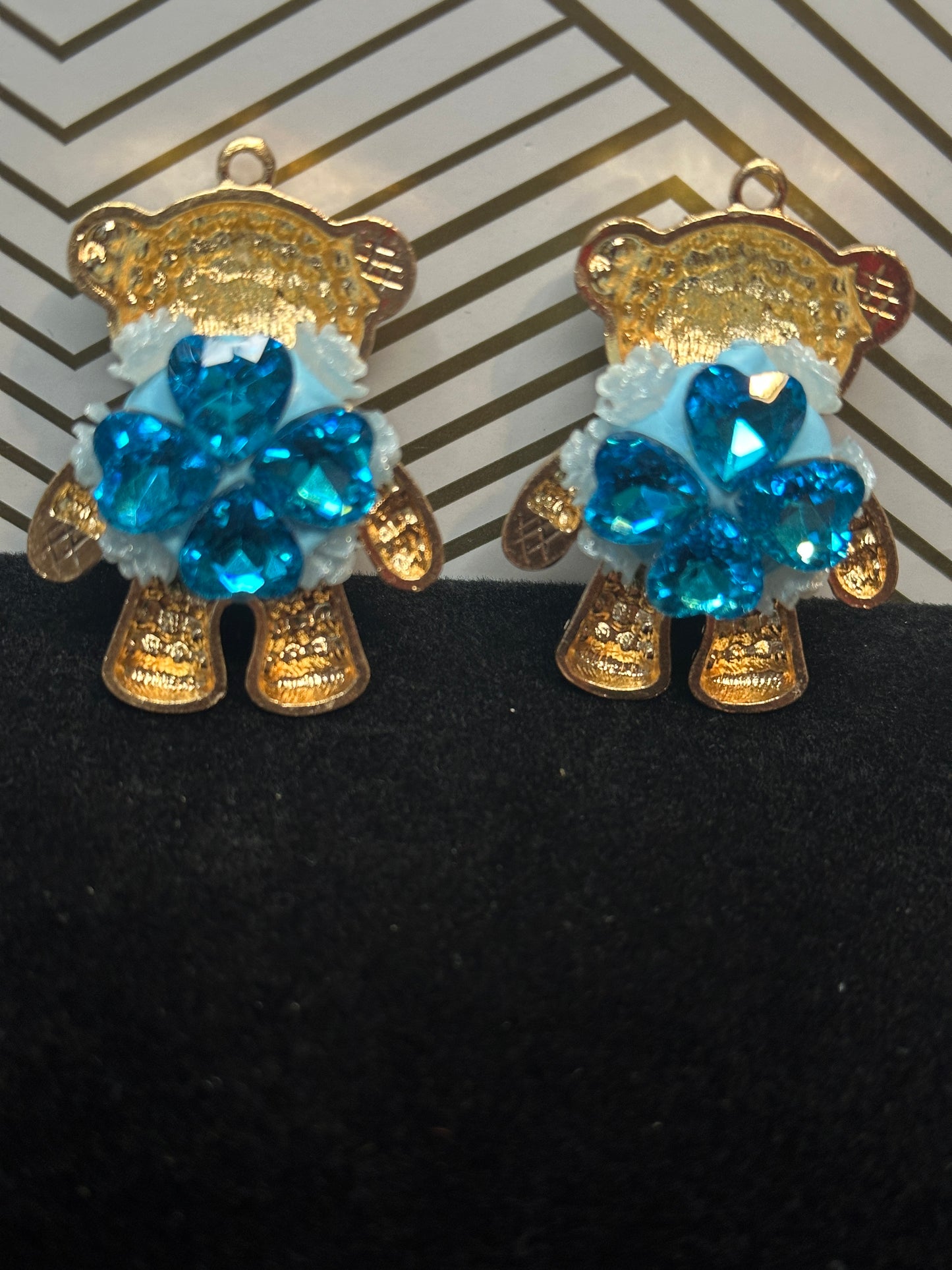 Fancy Small Teddy Bear Topper